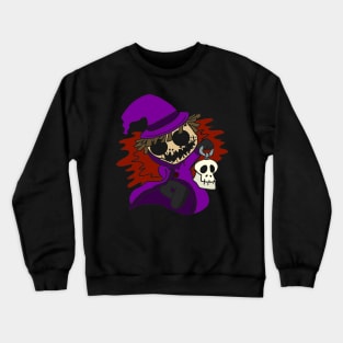 Helloween tshirt with nice Horro motive for creepy people Crewneck Sweatshirt